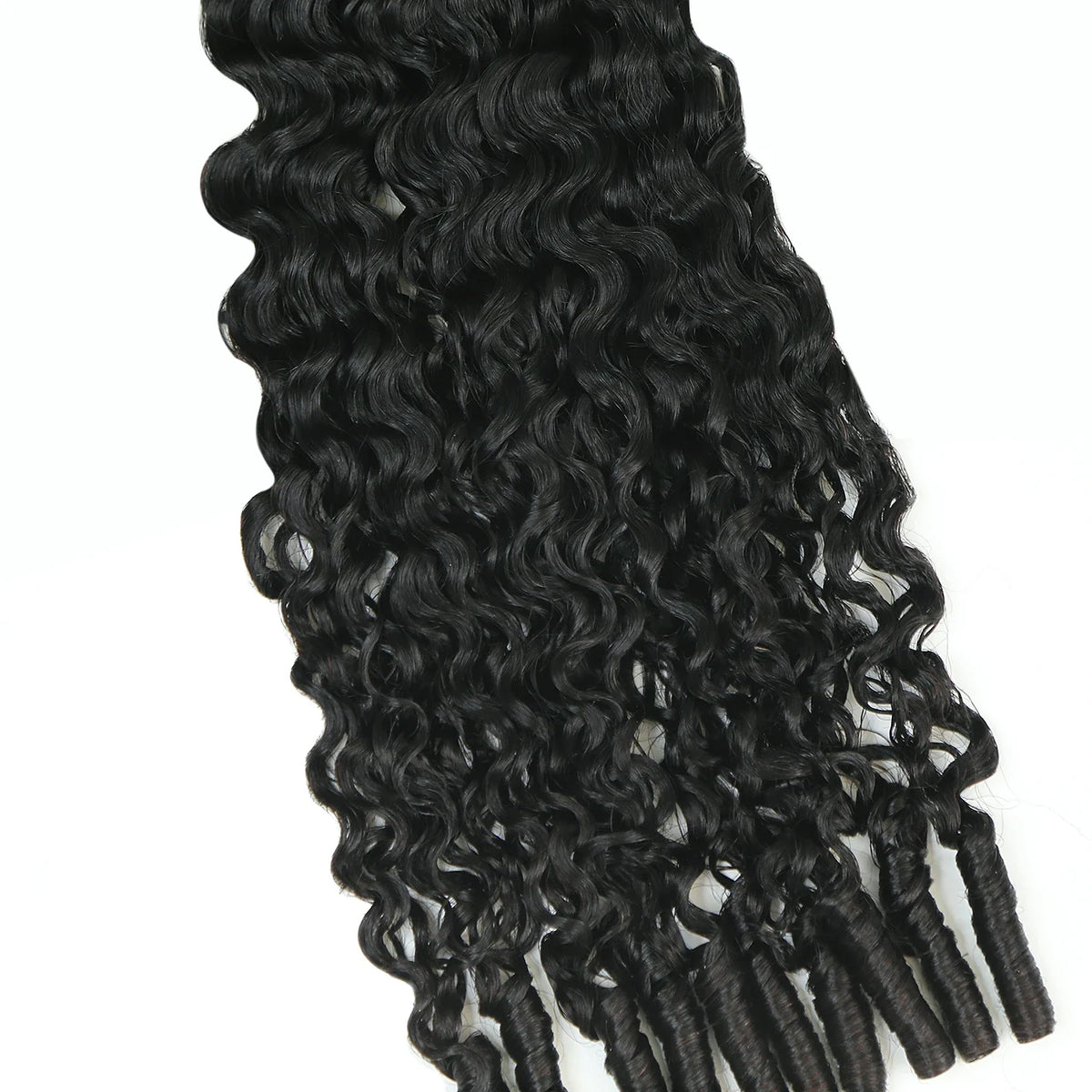 Ywigs Burmese Water Curly Human Crochet Hair