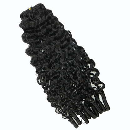 Ywigs Burmese Water Curly Human Crochet Hair