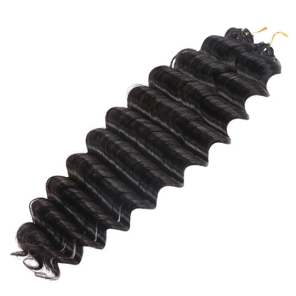 Human Crochet Hair Deep Wave for Miracle Knots