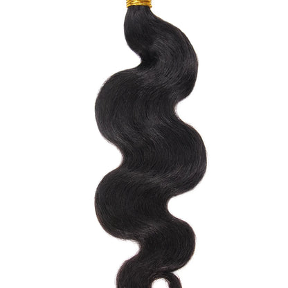 Double Drawn Burmese Body Wave Human Braiding Hair