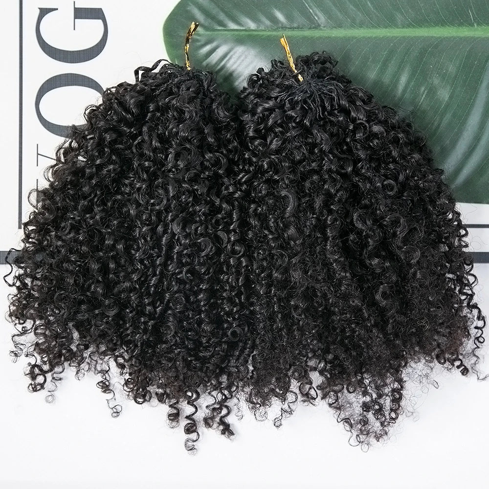 Multi-Textured Kinky Curly Crochet Hair