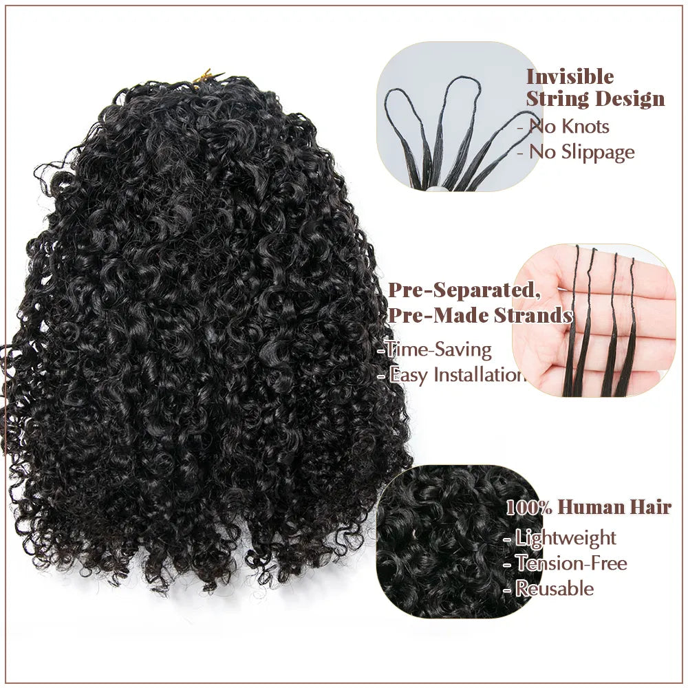 Multi-Textured Kinky Curly Crochet Hair