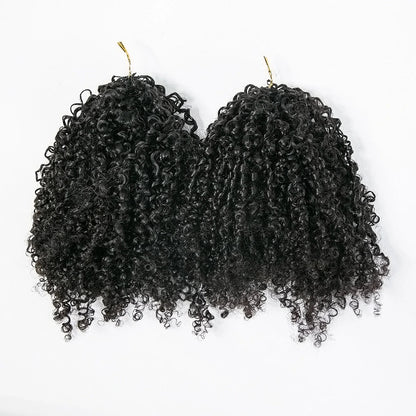 Multi-Textured Kinky Curly Crochet Hair