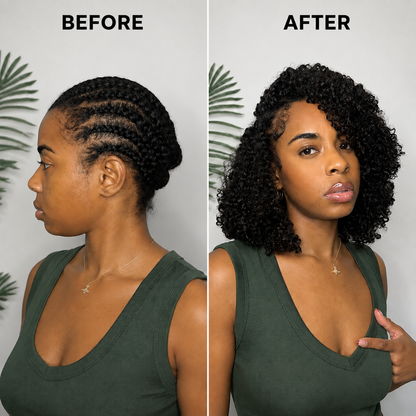 Multi-Textured Kinky Curly Crochet Hair