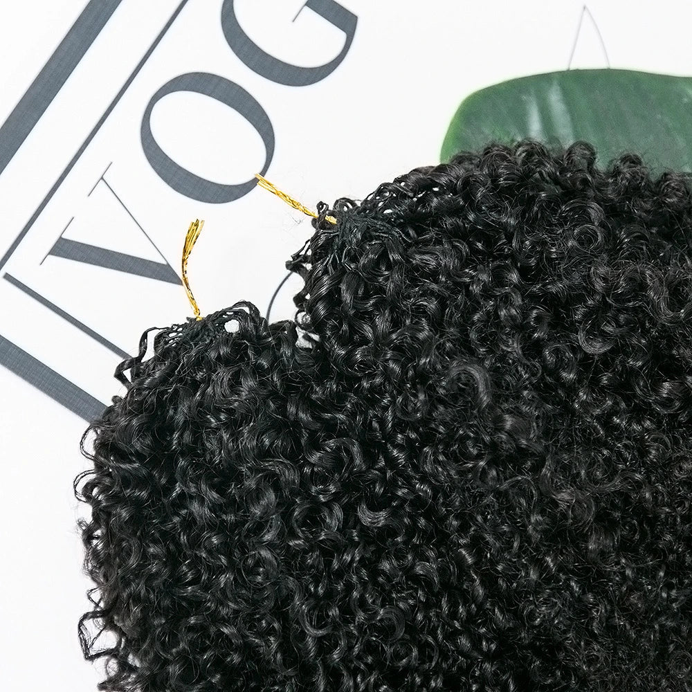 Multi-Textured Kinky Curly Crochet Hair