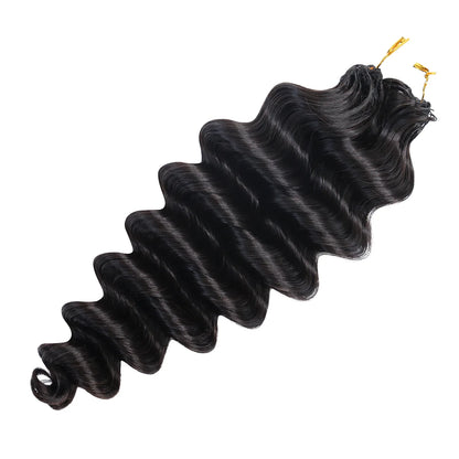 Ywigs Loose Deep Wave Human Crochet Hair for Miracle Knots