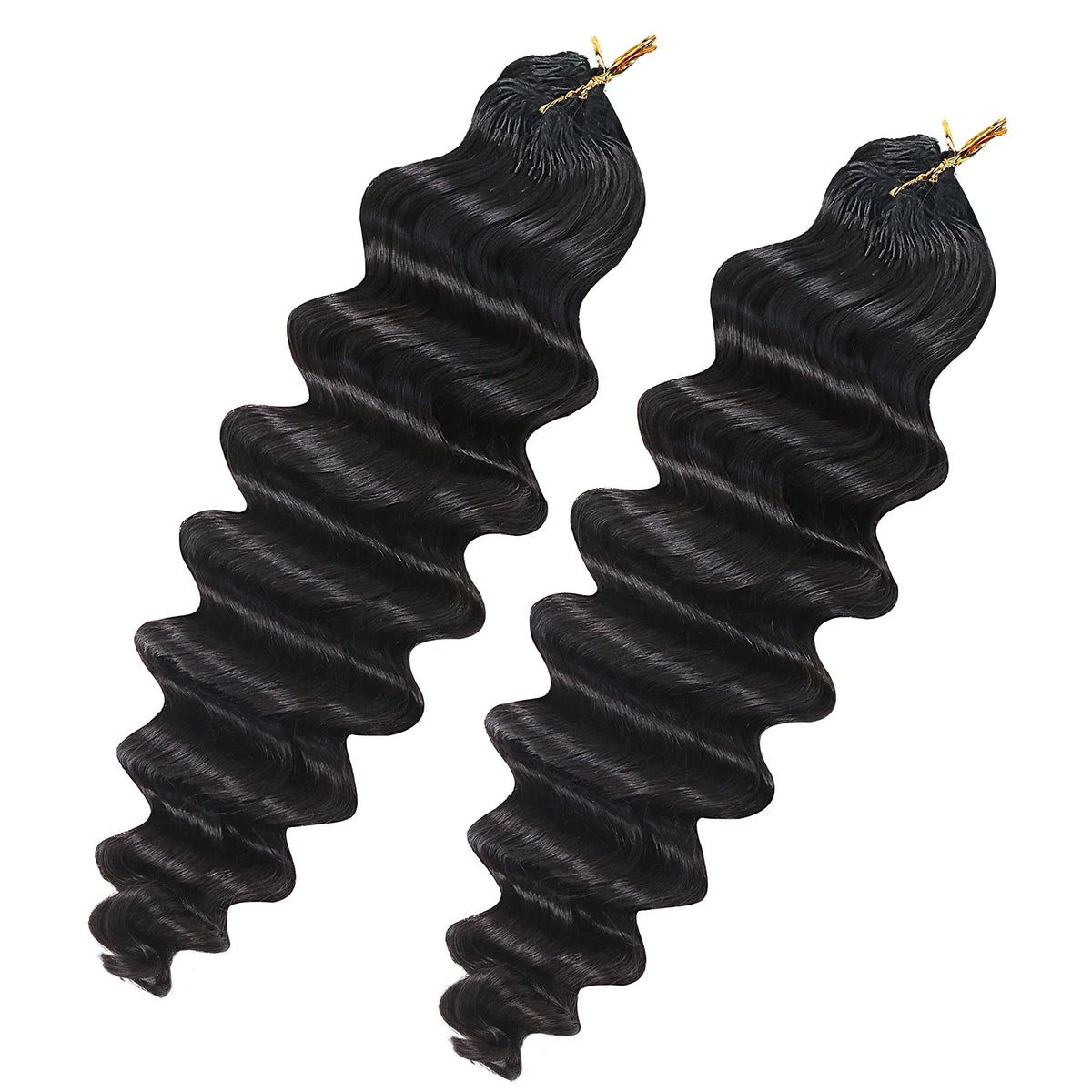 Ywigs Loose Deep Wave Human Crochet Hair for Miracle Knots