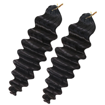 Ywigs Loose Deep Wave Human Crochet Hair for Miracle Knots