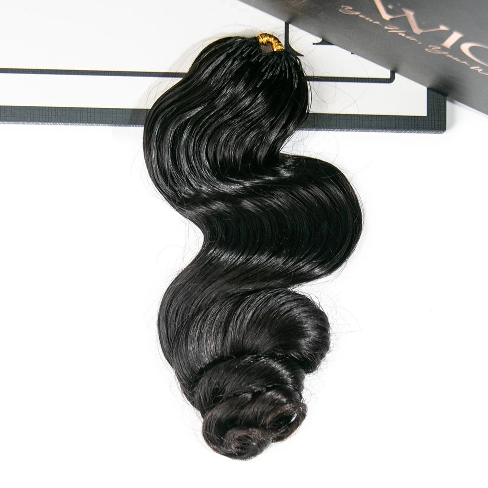 Loose Wave Human Crochet Hair for Low Maintenance Miracle Knots