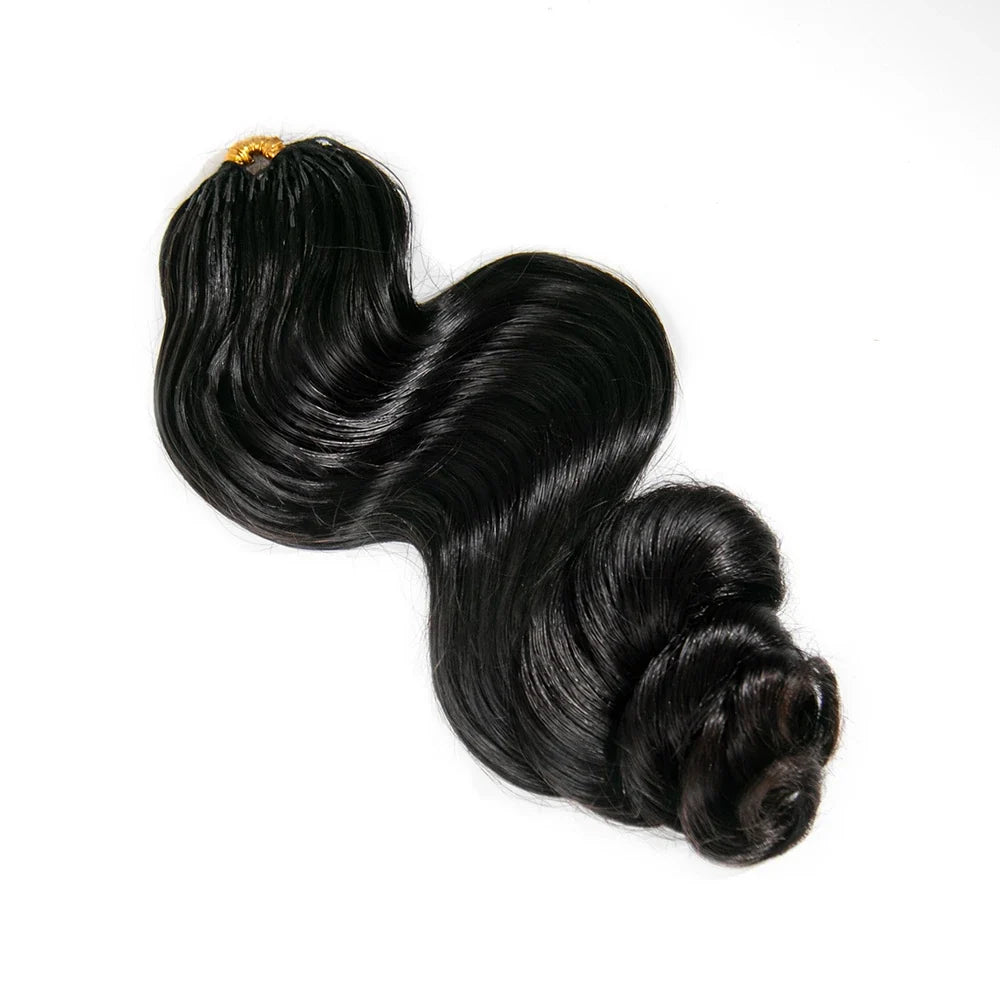 Loose Wave Human Crochet Hair for Low Maintenance Miracle Knots