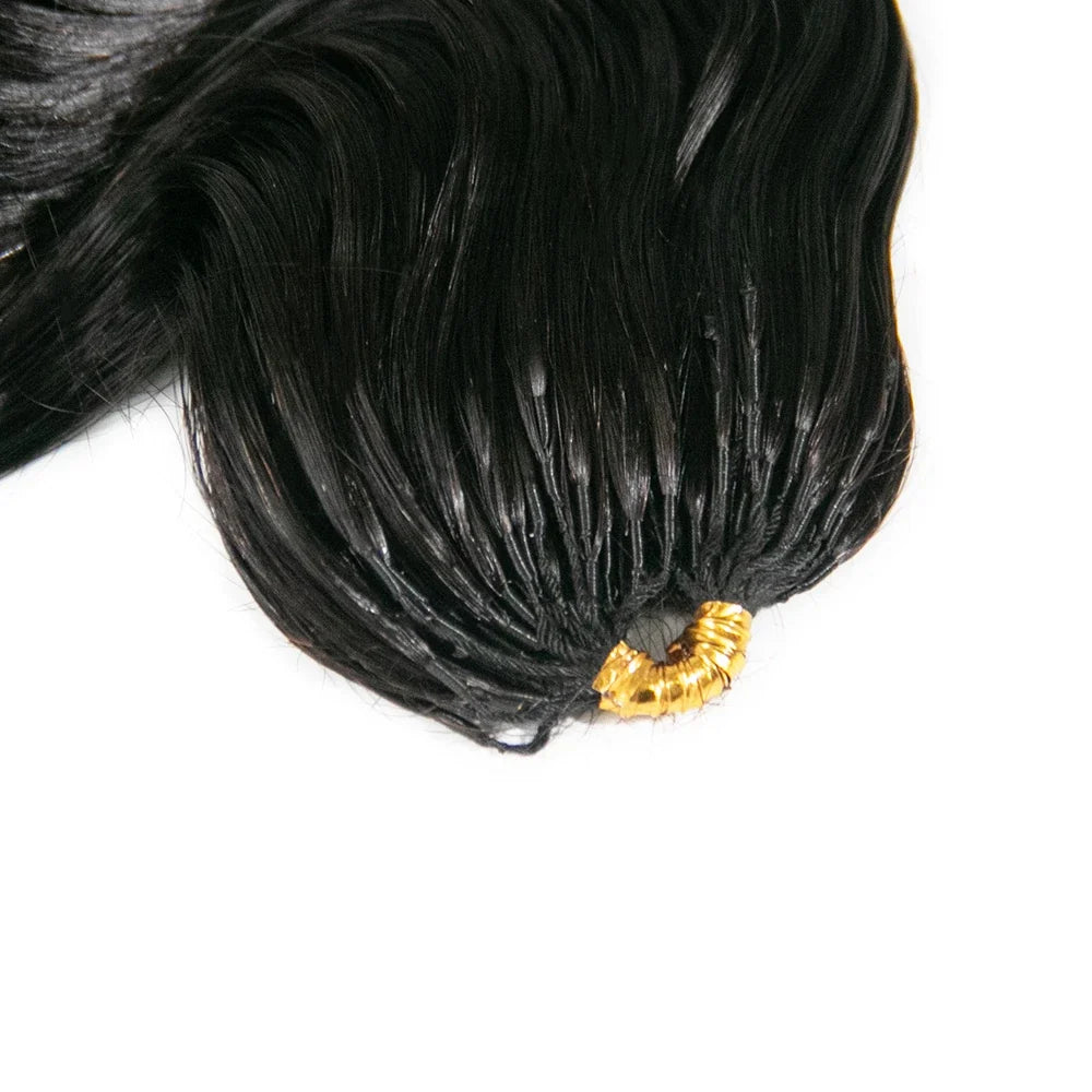 Loose Wave Human Crochet Hair for Low Maintenance Miracle Knots