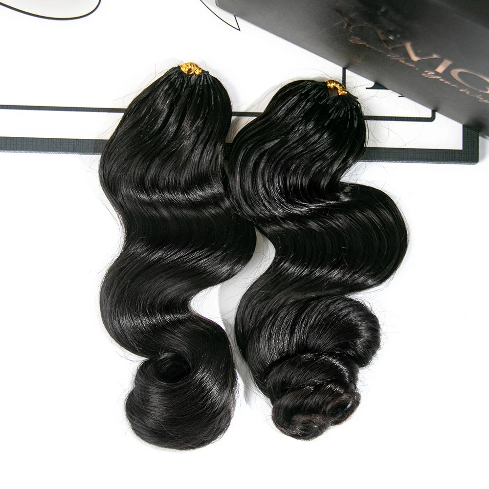 Loose Wave Human Crochet Hair for Low Maintenance Miracle Knots