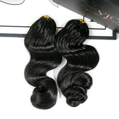 Loose Wave Human Crochet Hair for Low Maintenance Miracle Knots