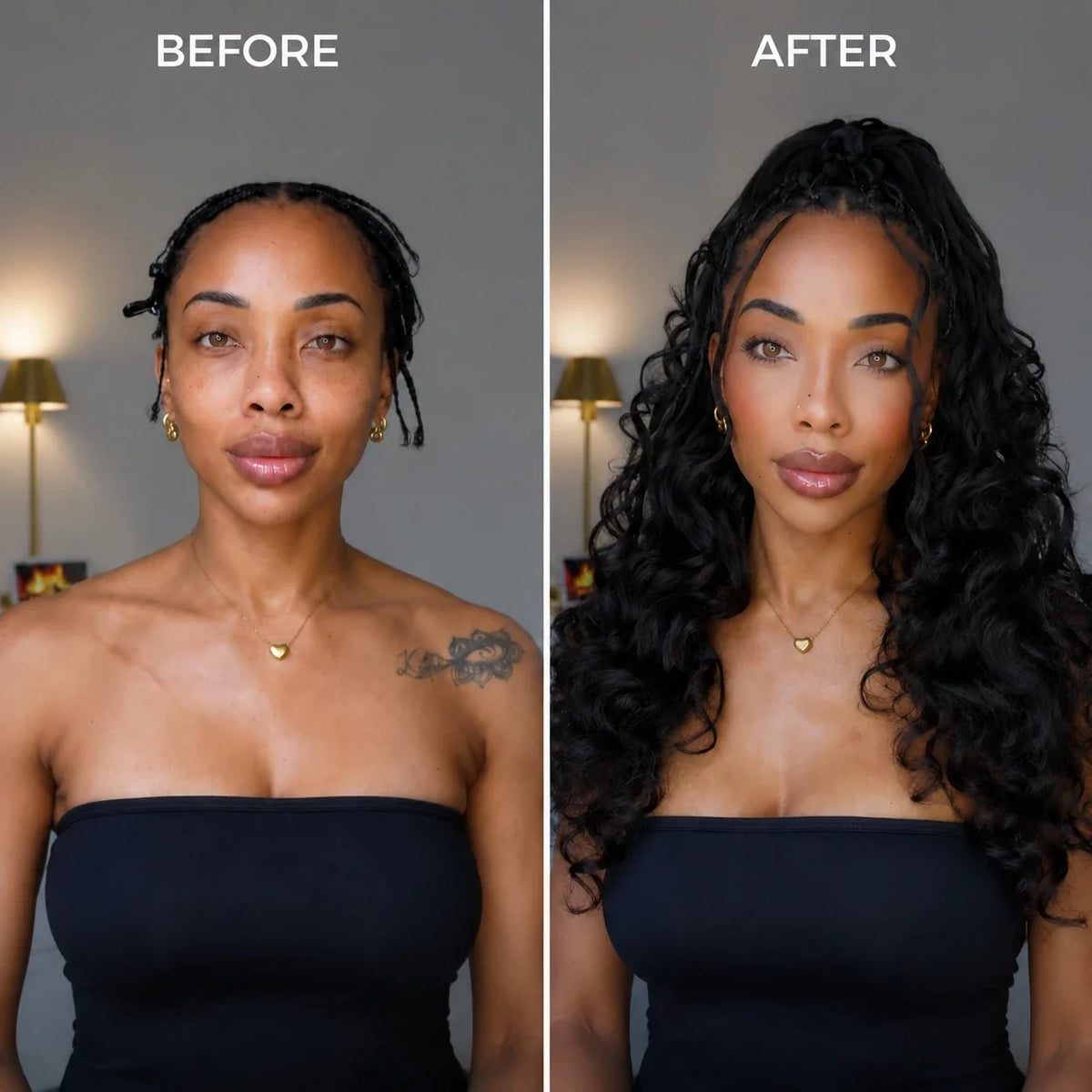 Loose Wave Human Crochet Hair for Low Maintenance Miracle Knots