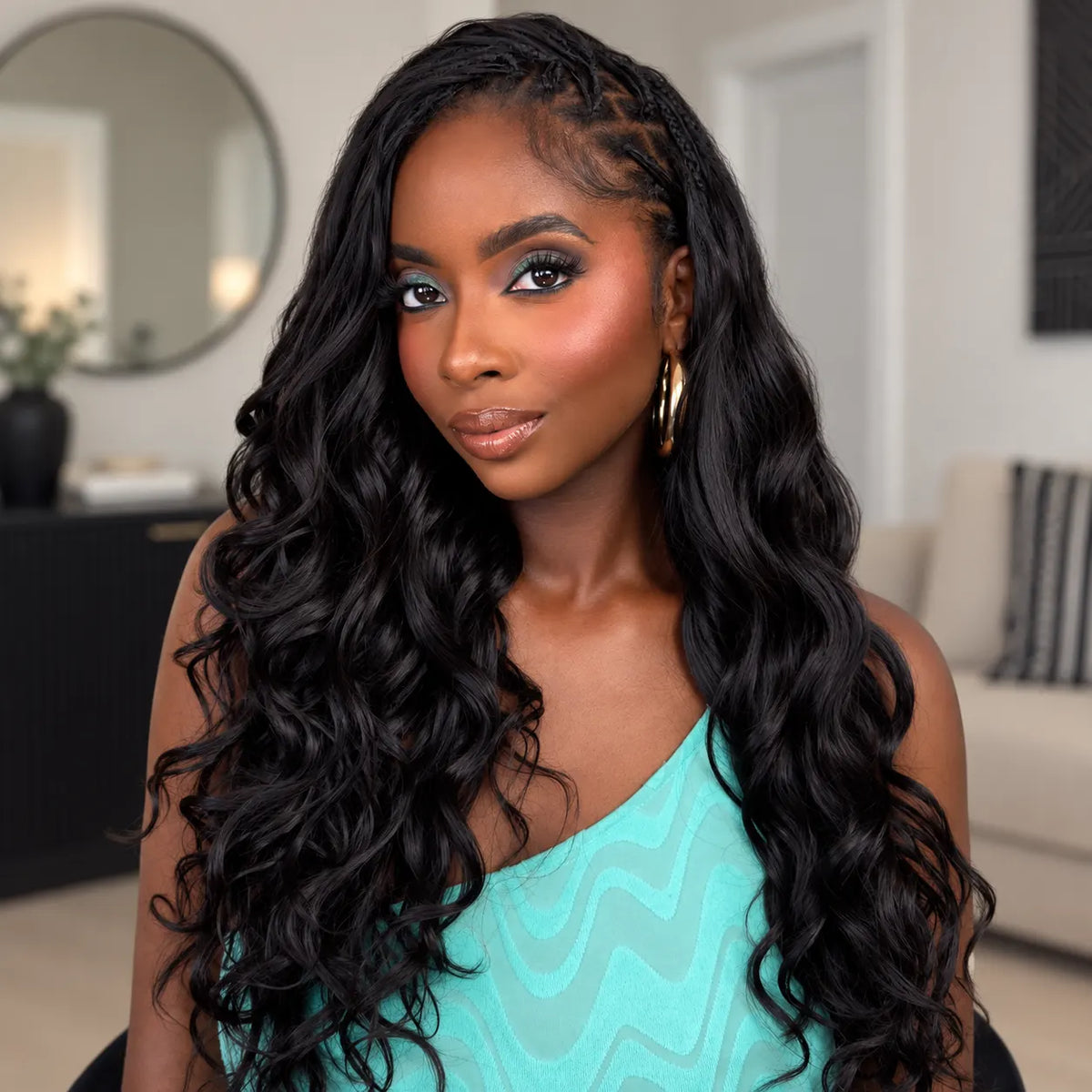 Loose Wave Human Crochet Hair for Low Maintenance Miracle Knots
