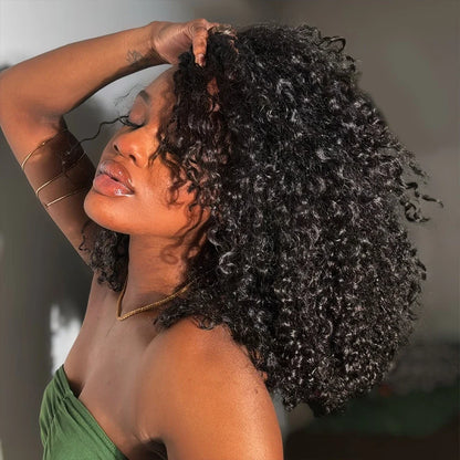 Ywigs Burmese Water Curly Human Crochet Hair