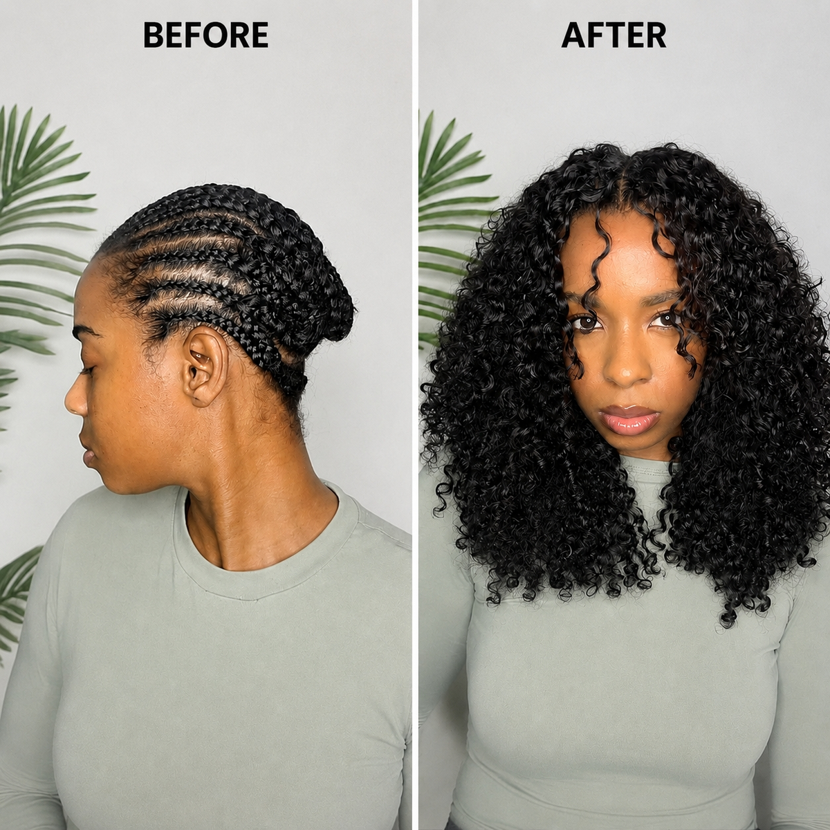 Ywigs Burmese Water Curly Human Crochet Hair